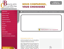 Tablet Screenshot of monbanquiercourtier.com